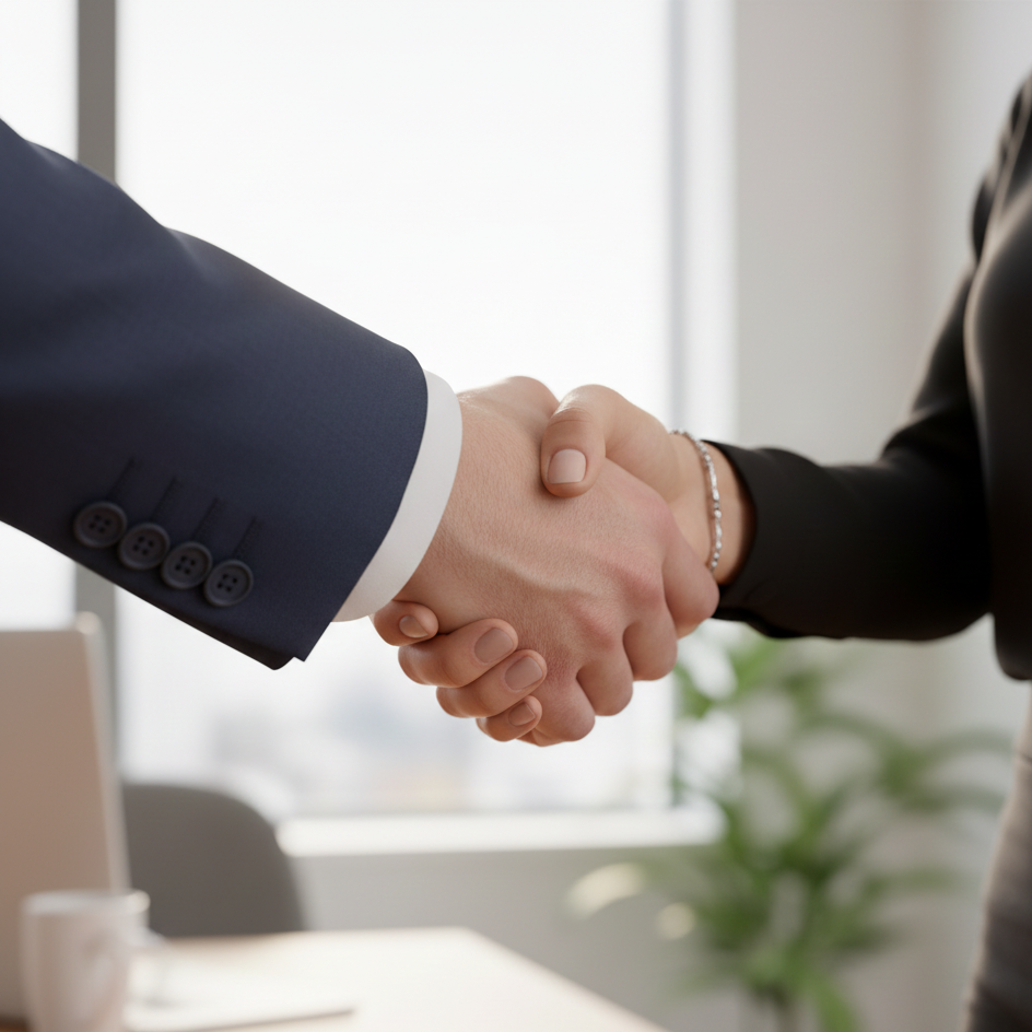 Uścisk dłoni, porozumienie